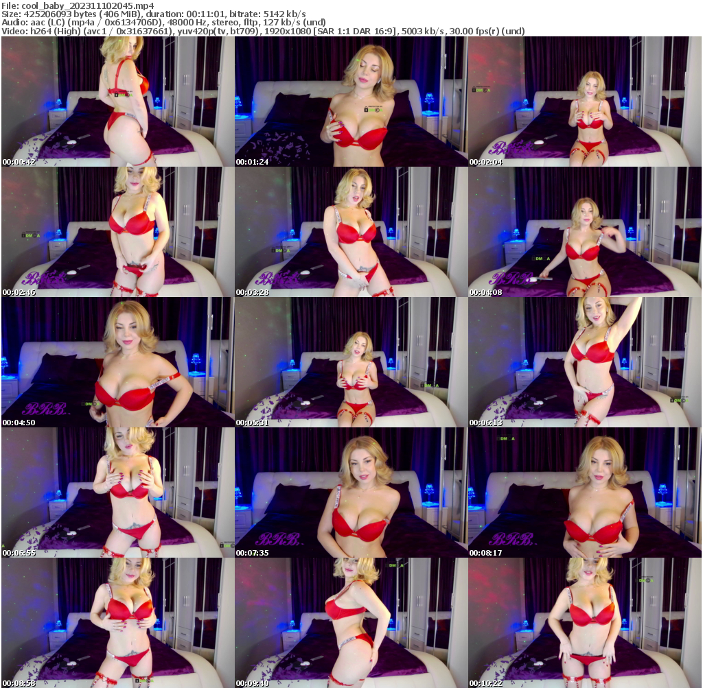 Preview thumb from cool_baby on 2023-11-10 @ bongacams