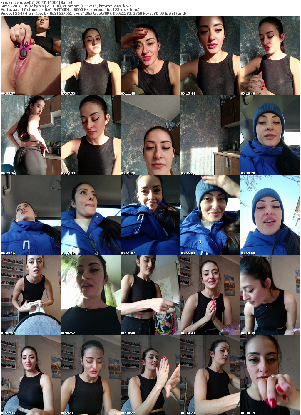 Preview thumb from crazypussy07 on 2023-11-10 @ bongacams