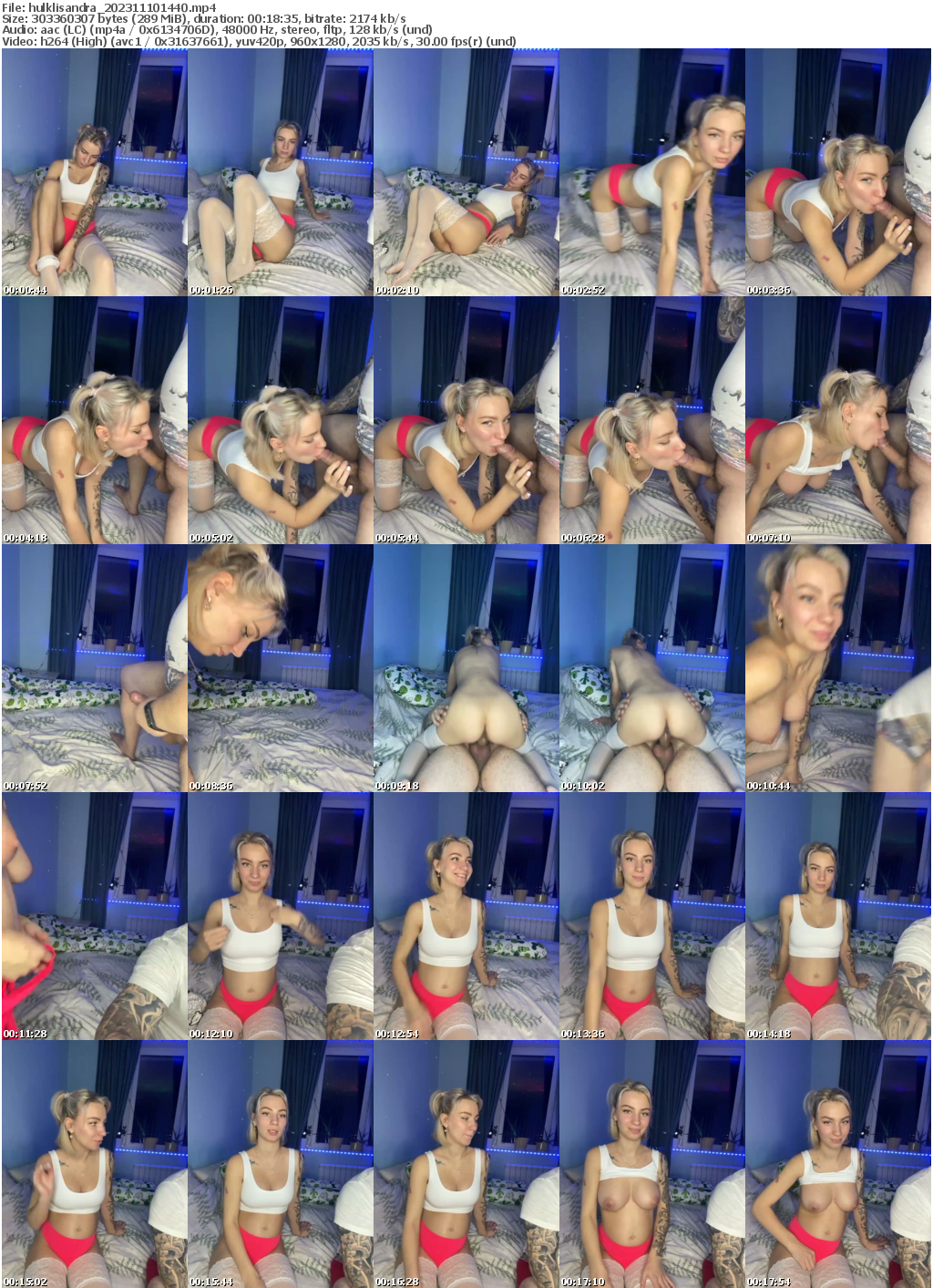 Preview thumb from hulklisandra on 2023-11-10 @ bongacams