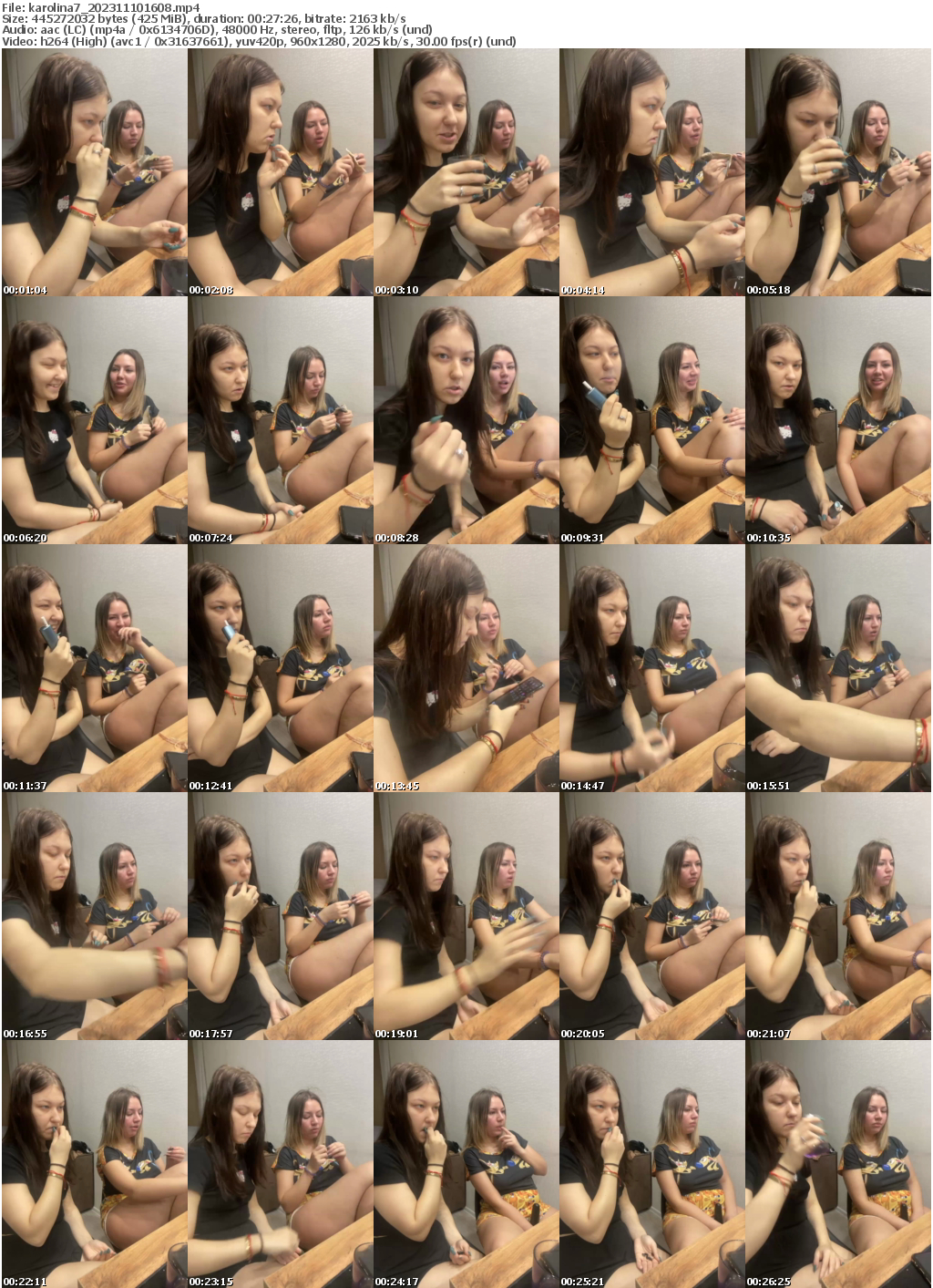 Preview thumb from karolina7 on 2023-11-10 @ bongacams