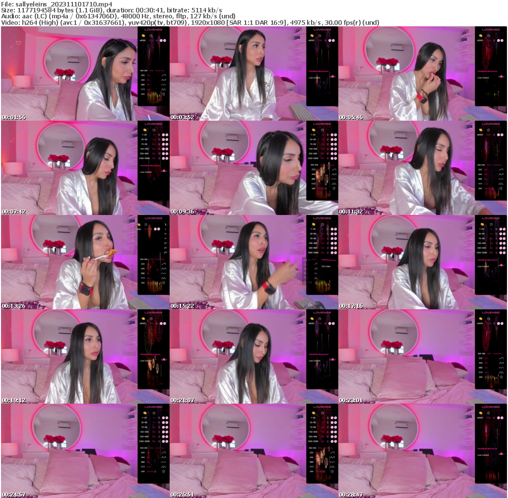 Preview thumb from sallyeleins on 2023-11-10 @ bongacams