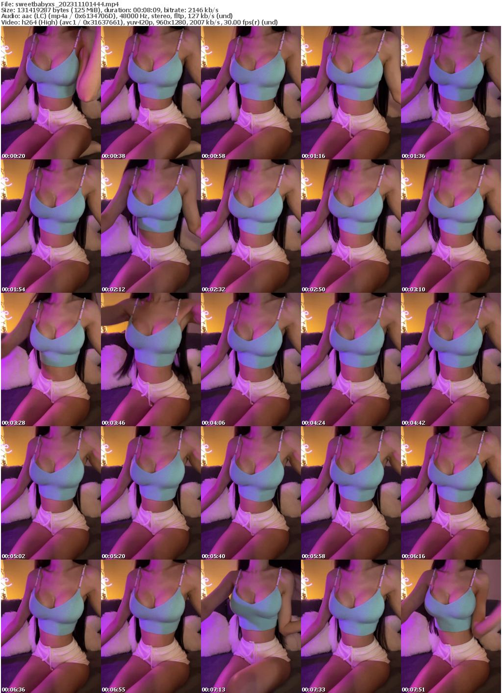 Preview thumb from sweetbabyxs on 2023-11-10 @ bongacams