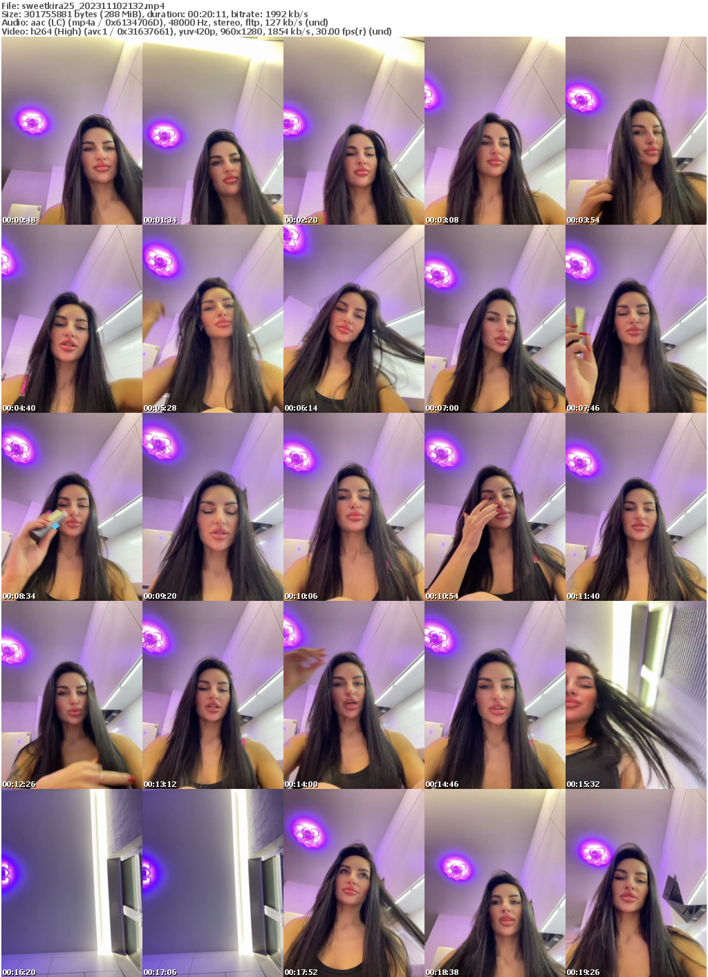 Preview thumb from sweetkira25 on 2023-11-10 @ bongacams