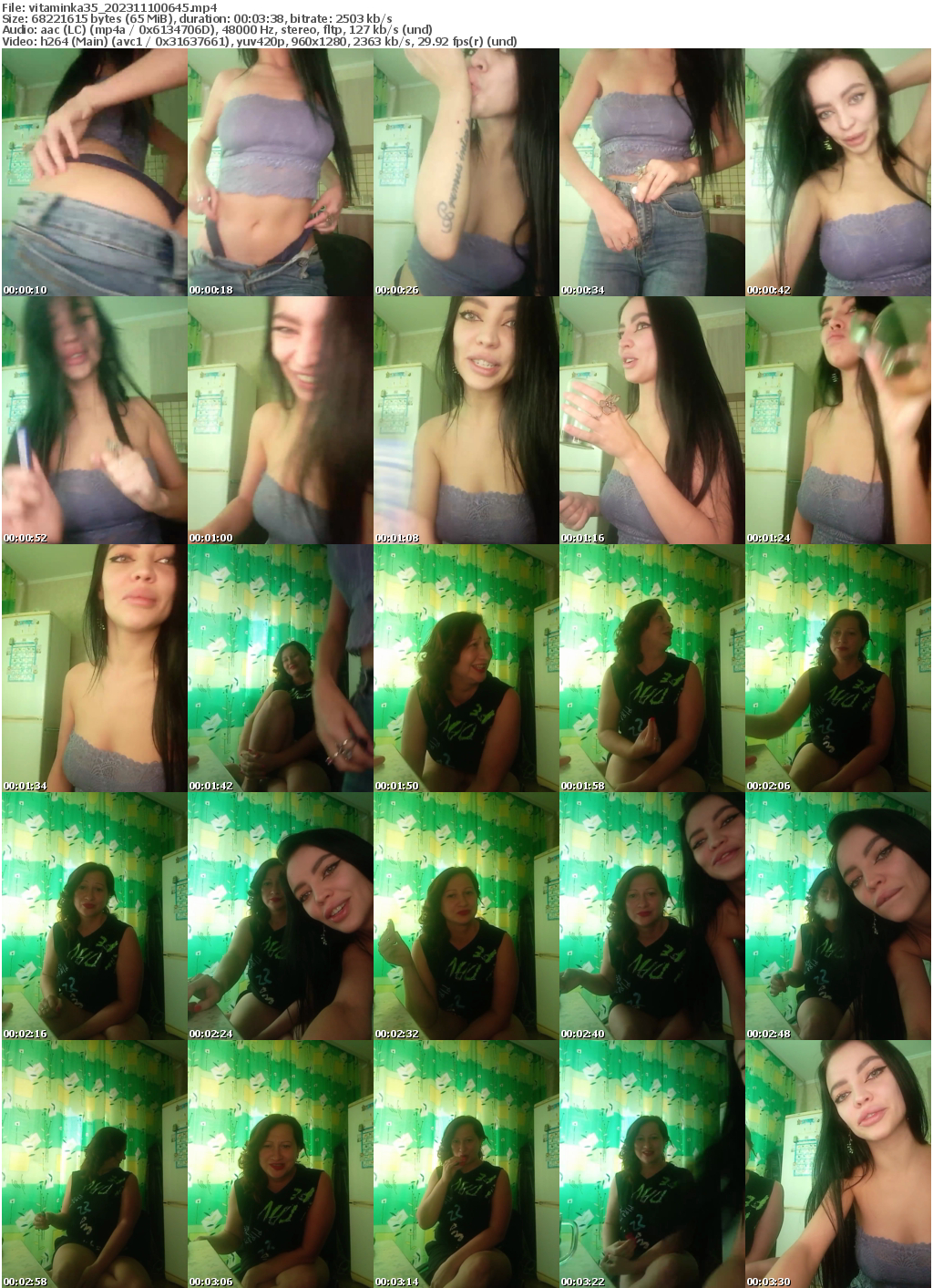 Preview thumb from vitaminka35 on 2023-11-10 @ bongacams