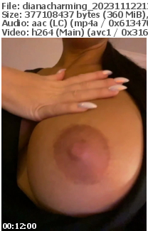 Preview thumb from dianacharming on 2023-11-12 @ bongacams