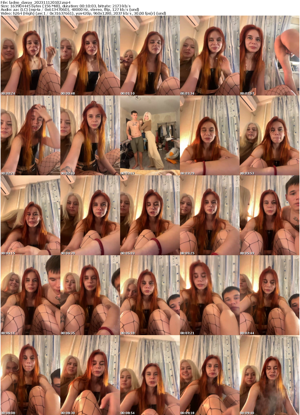 Preview thumb from ladno_davay on 2023-11-12 @ bongacams