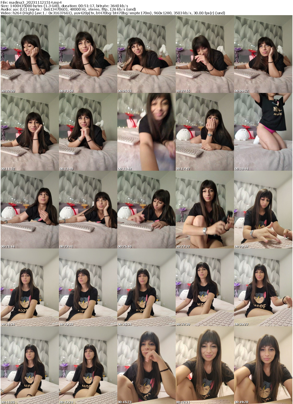 Preview thumb from madina3 on 2023-11-12 @ bongacams