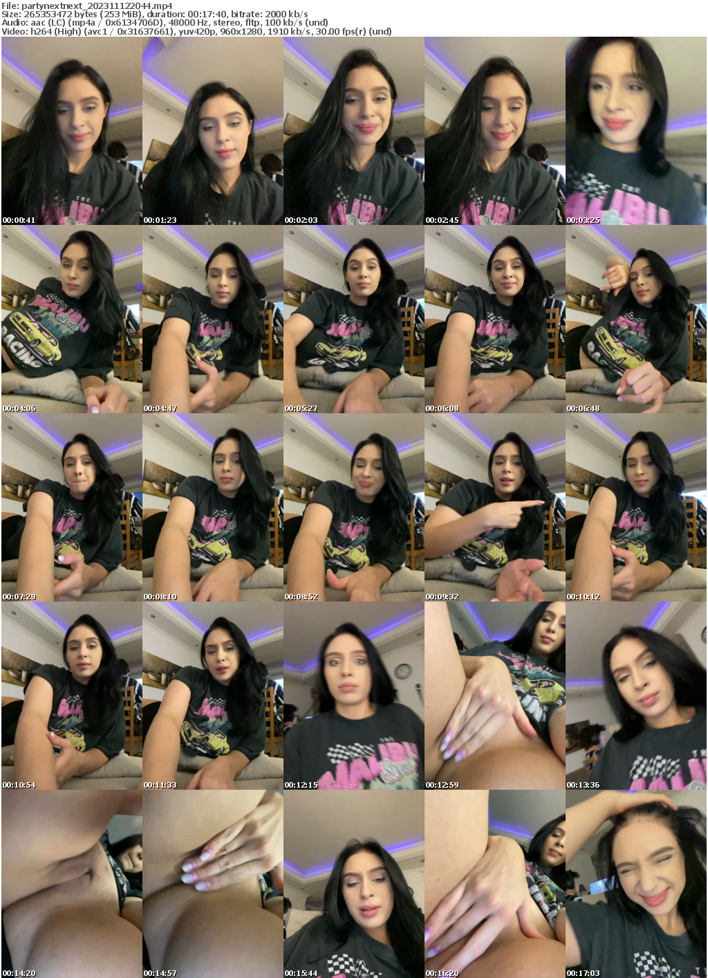 Preview thumb from partynextnext on 2023-11-12 @ bongacams