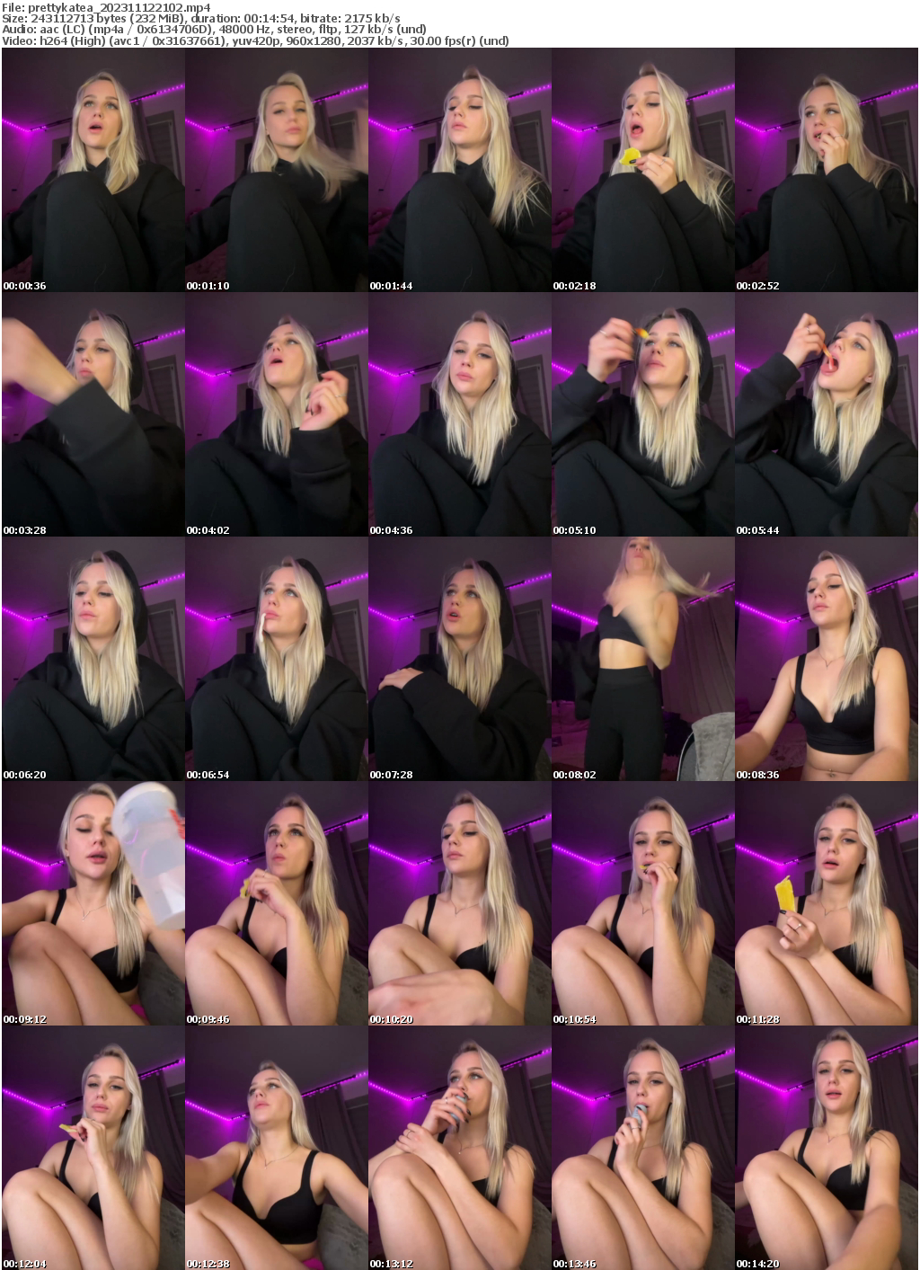 Preview thumb from prettykatea on 2023-11-12 @ bongacams