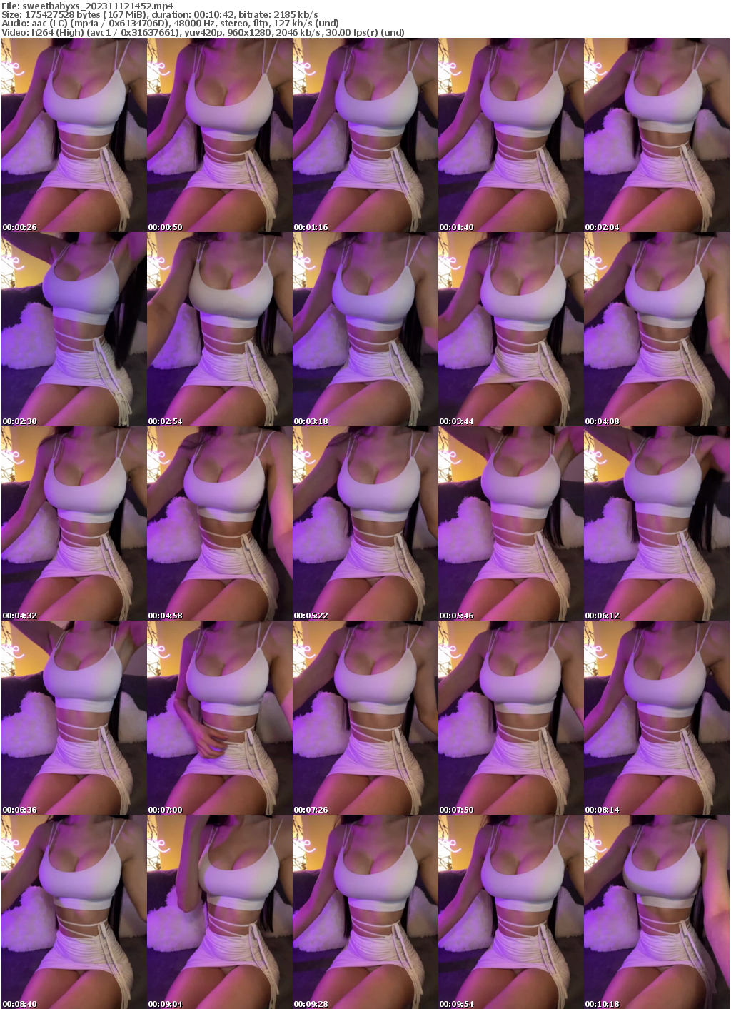 Preview thumb from sweetbabyxs on 2023-11-12 @ bongacams