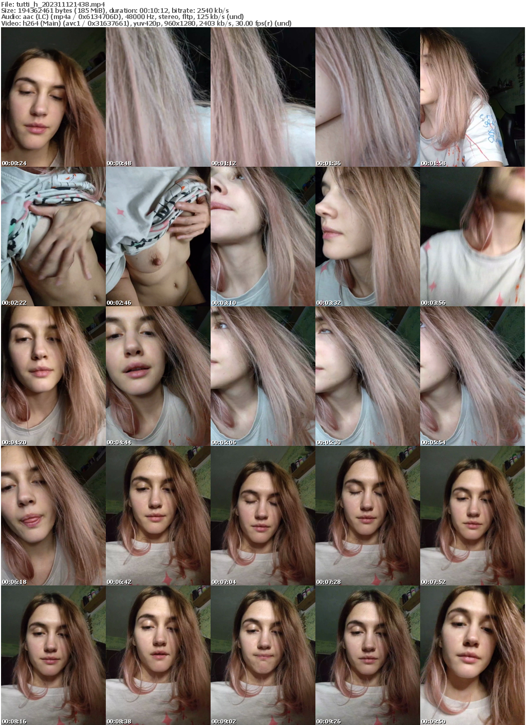 Preview thumb from tutti_h on 2023-11-12 @ bongacams