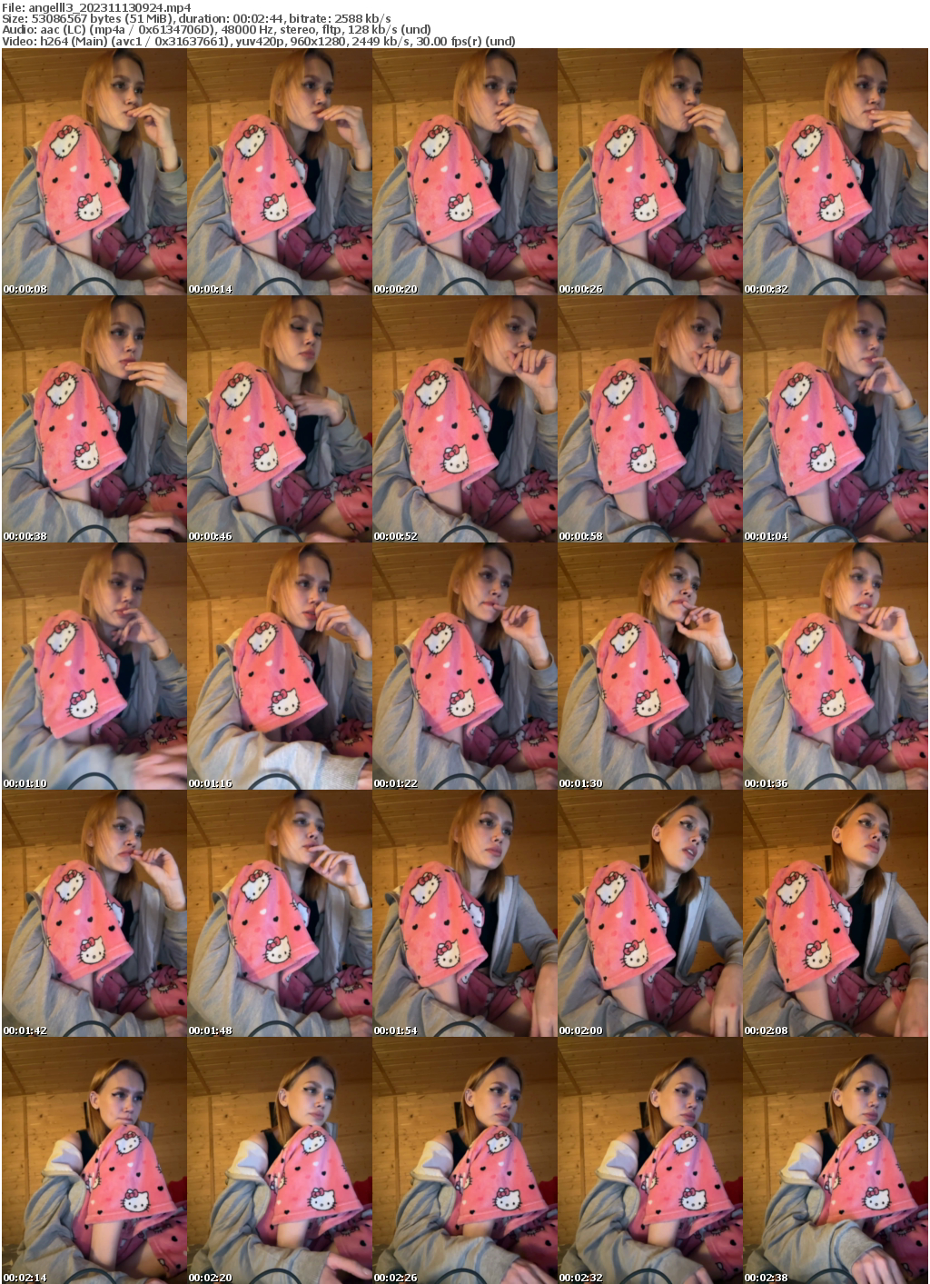 Preview thumb from angelll3 on 2023-11-13 @ bongacams