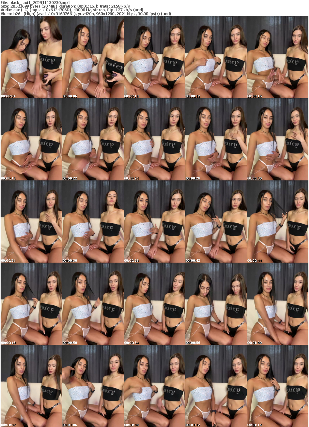 Preview thumb from black_lexi1 on 2023-11-13 @ bongacams