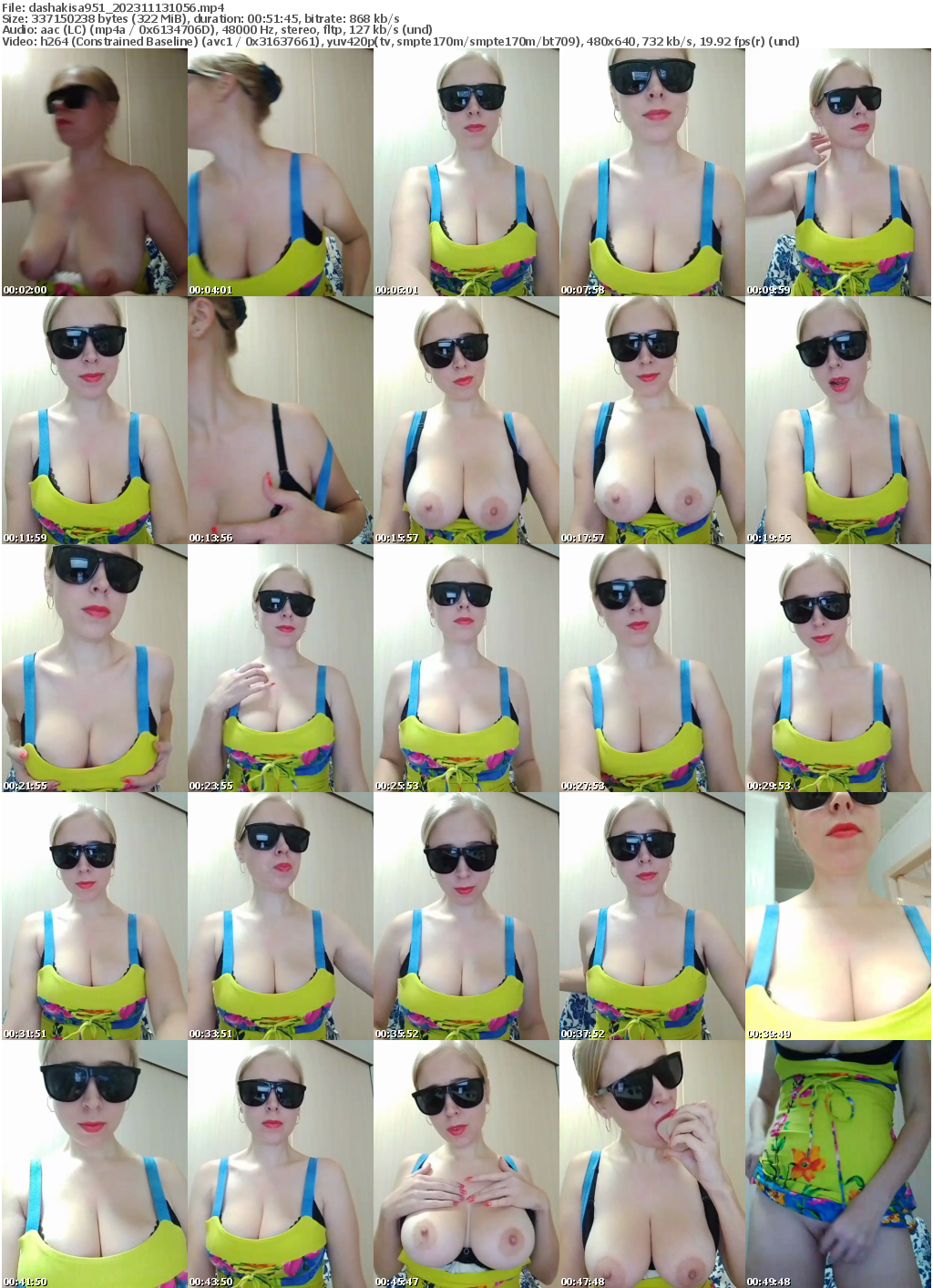 Preview thumb from dashakisa951 on 2023-11-13 @ bongacams