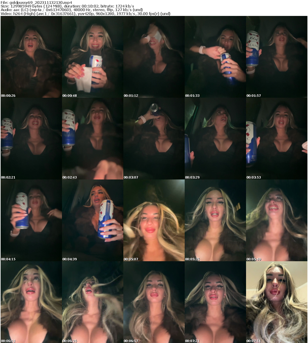 Preview thumb from goldpussy69 on 2023-11-13 @ bongacams