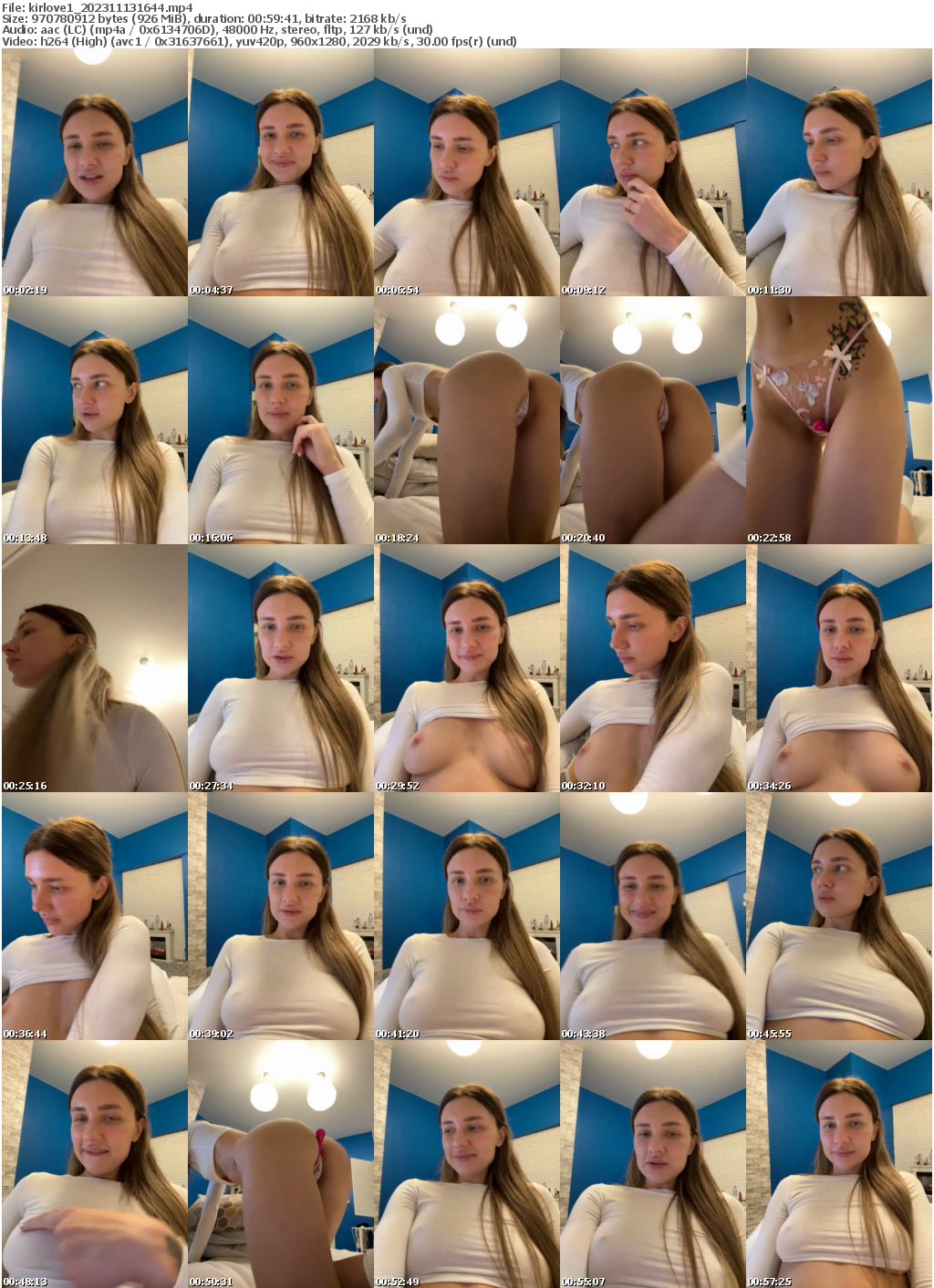 Preview thumb from kirlove1 on 2023-11-13 @ bongacams