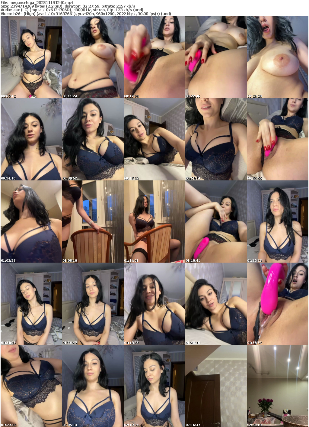 Preview thumb from meganortega on 2023-11-13 @ bongacams