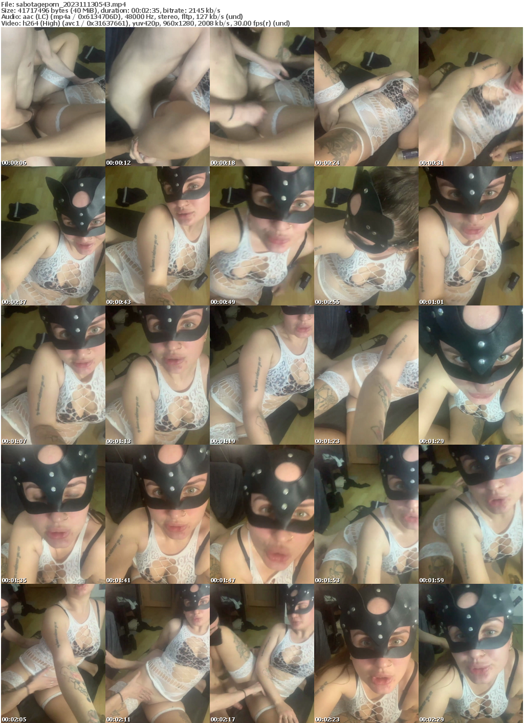 Preview thumb from sabotageporn on 2023-11-13 @ bongacams