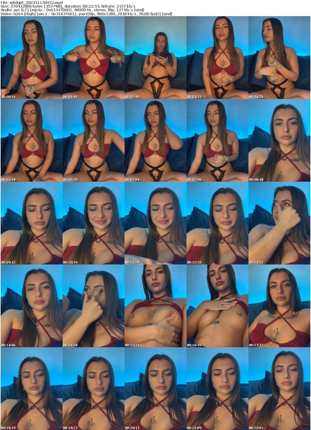 Preview thumb from wildgirl on 2023-11-13 @ bongacams