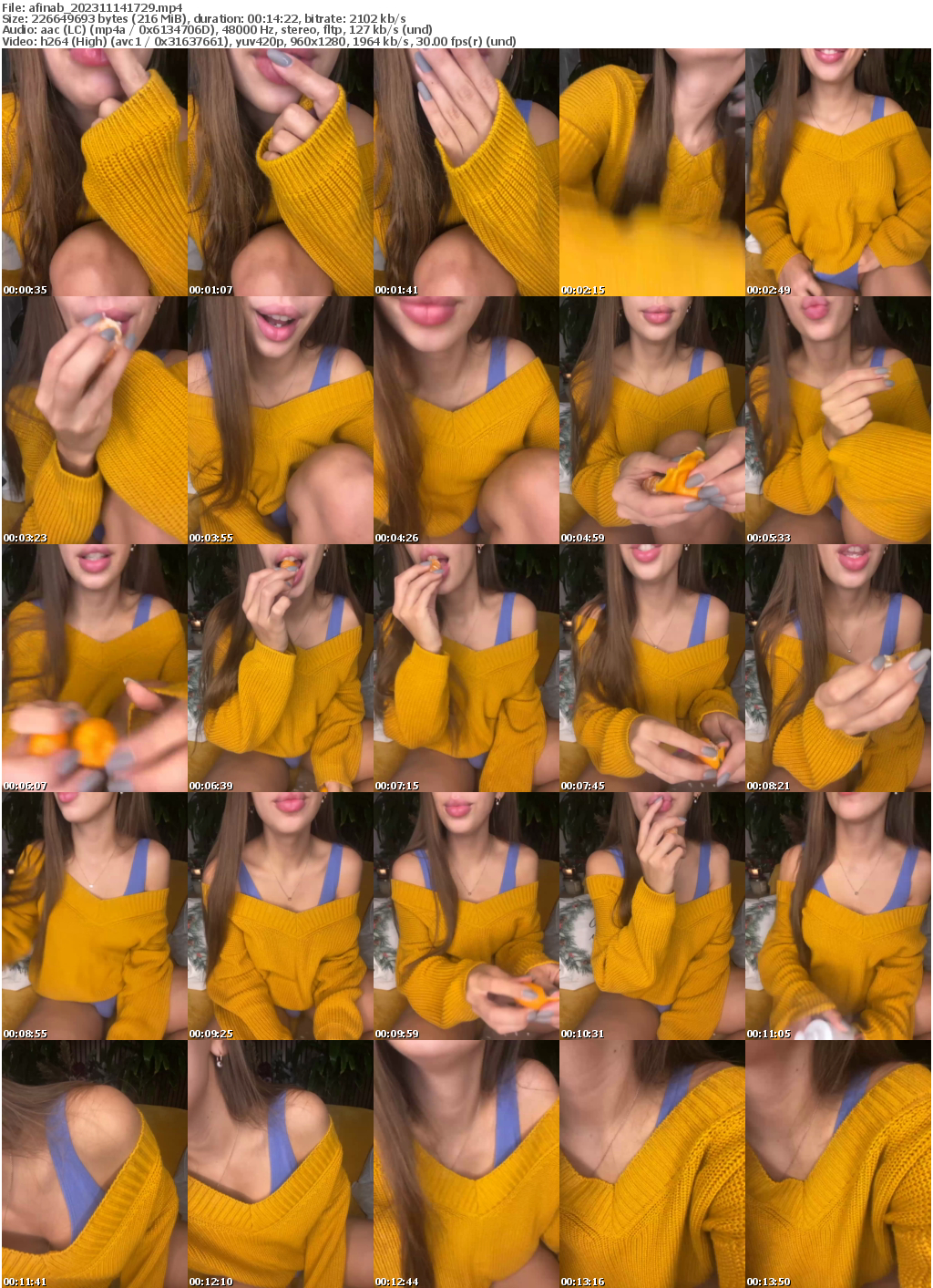 Preview thumb from afinab on 2023-11-14 @ bongacams