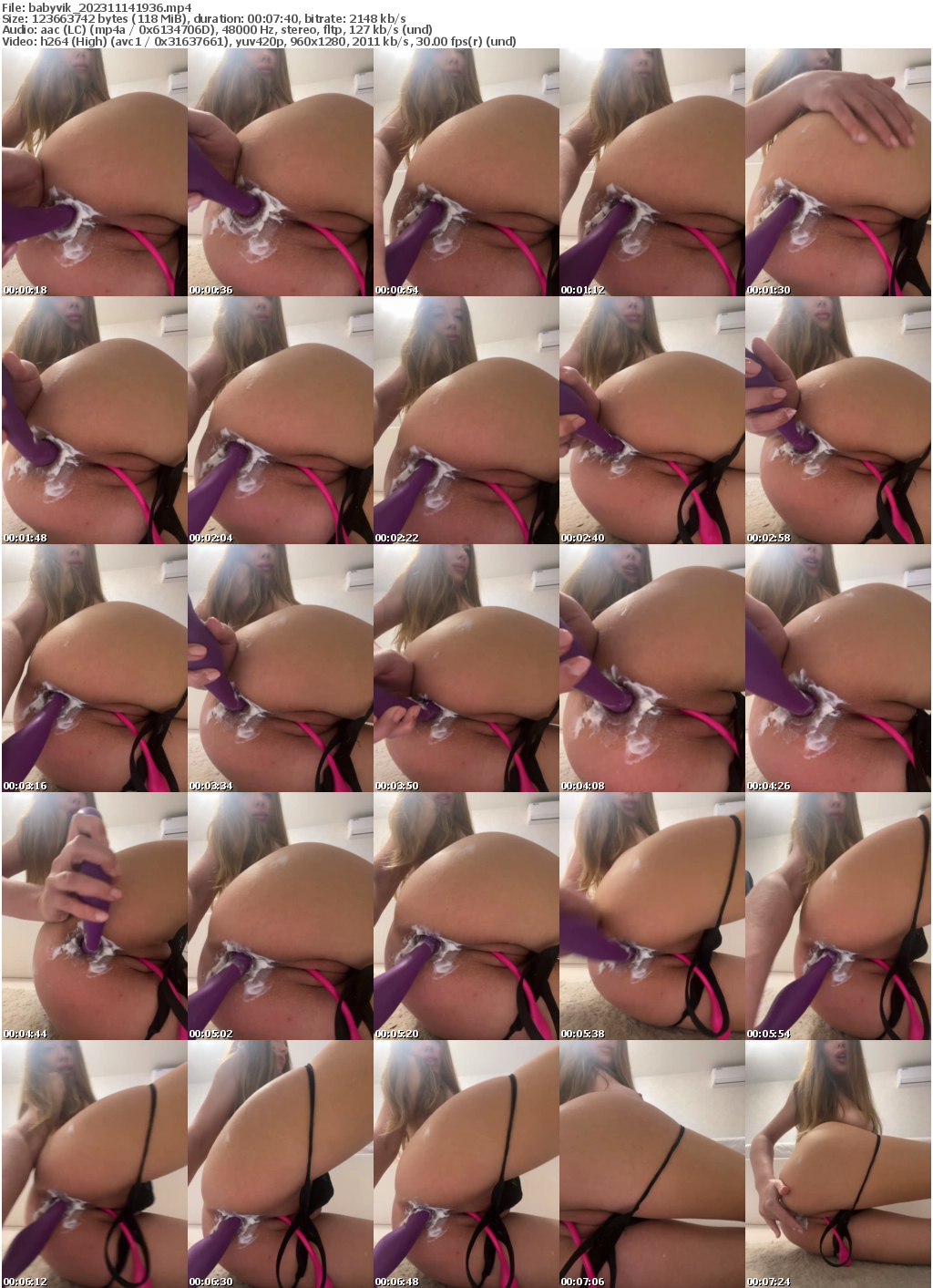 Preview thumb from babyvik on 2023-11-14 @ bongacams