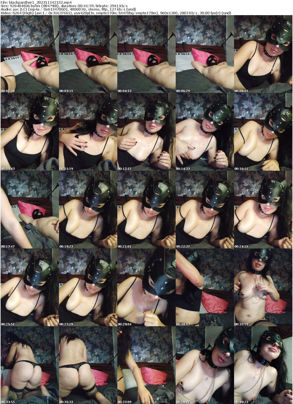 Preview thumb from blackpanther1 on 2023-11-14 @ bongacams