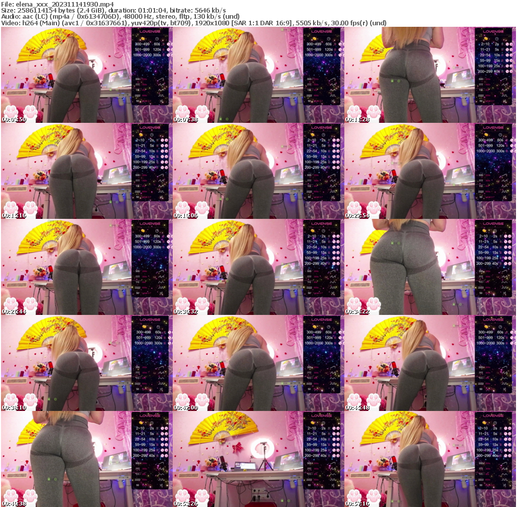 Preview thumb from elena_xxx on 2023-11-14 @ bongacams