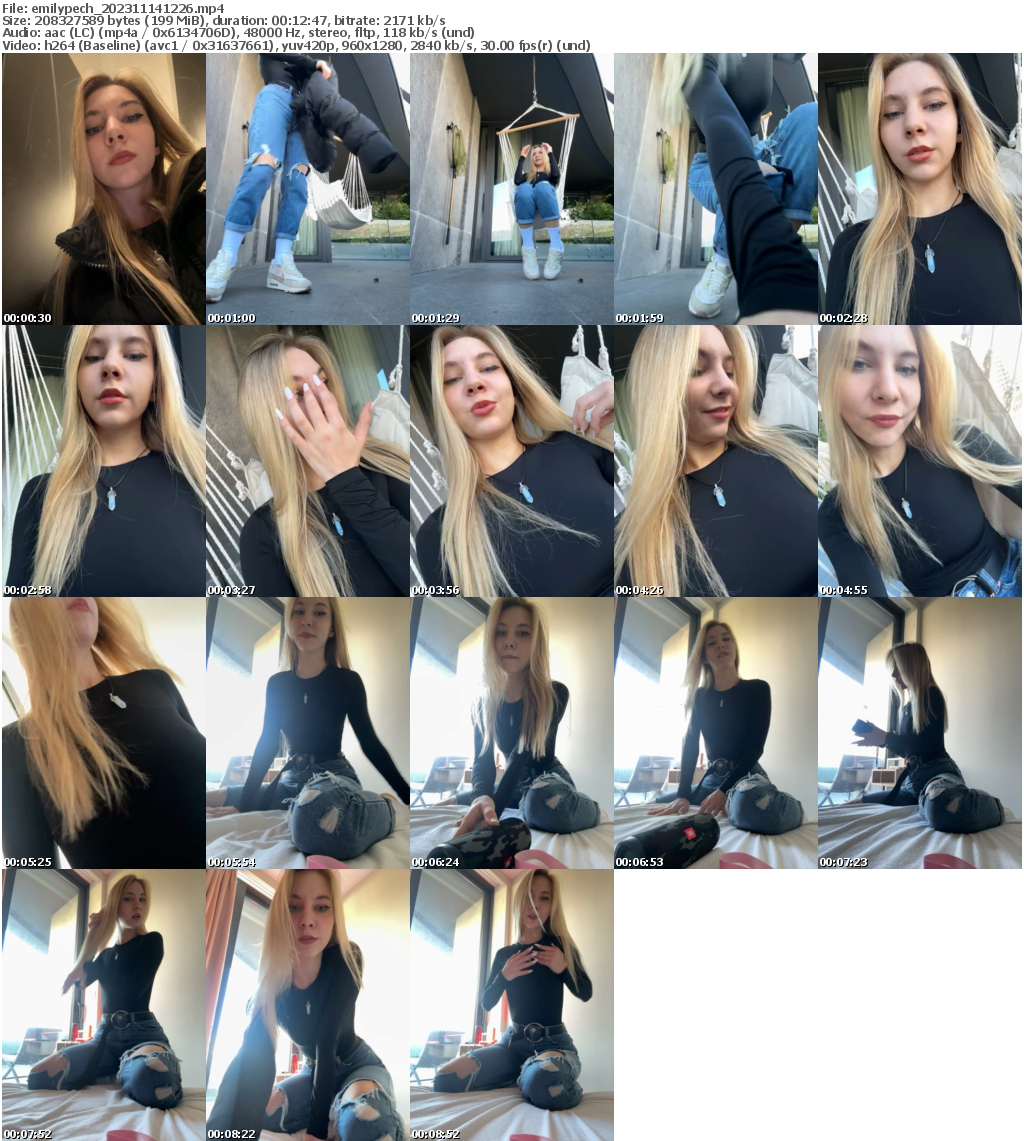 Preview thumb from emilypech on 2023-11-14 @ bongacams