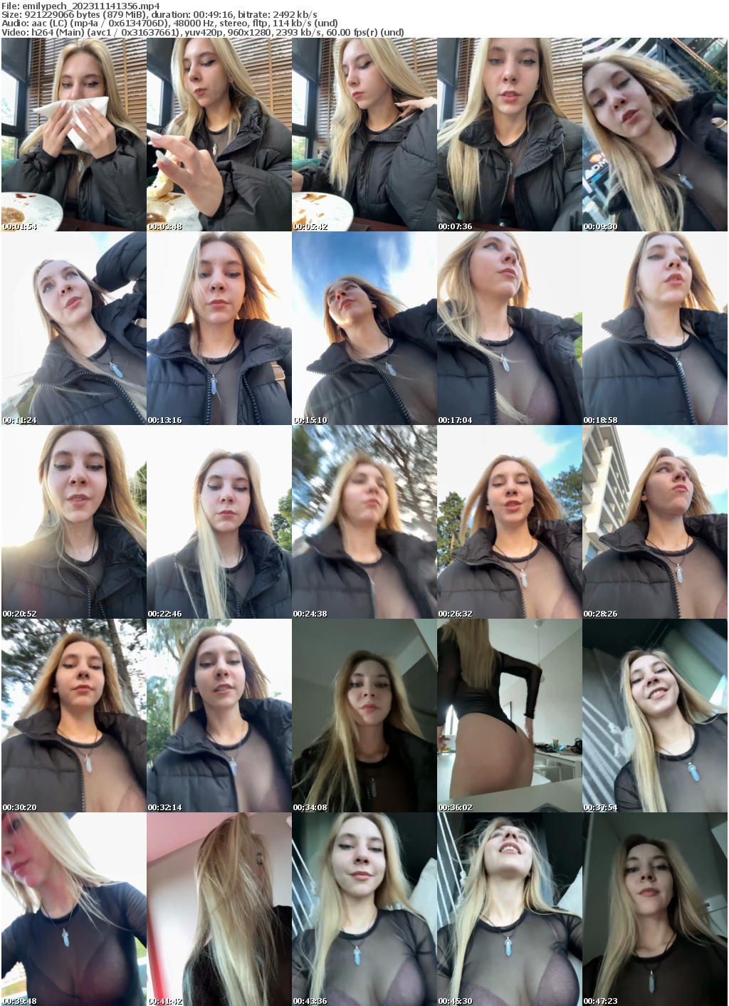 Preview thumb from emilypech on 2023-11-14 @ bongacams