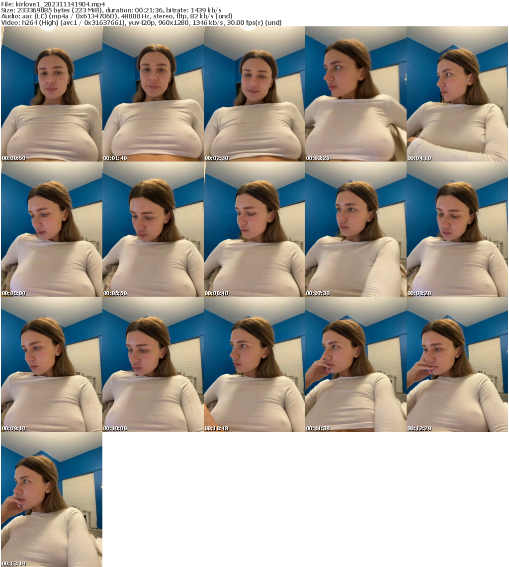 Preview thumb from kirlove1 on 2023-11-14 @ bongacams