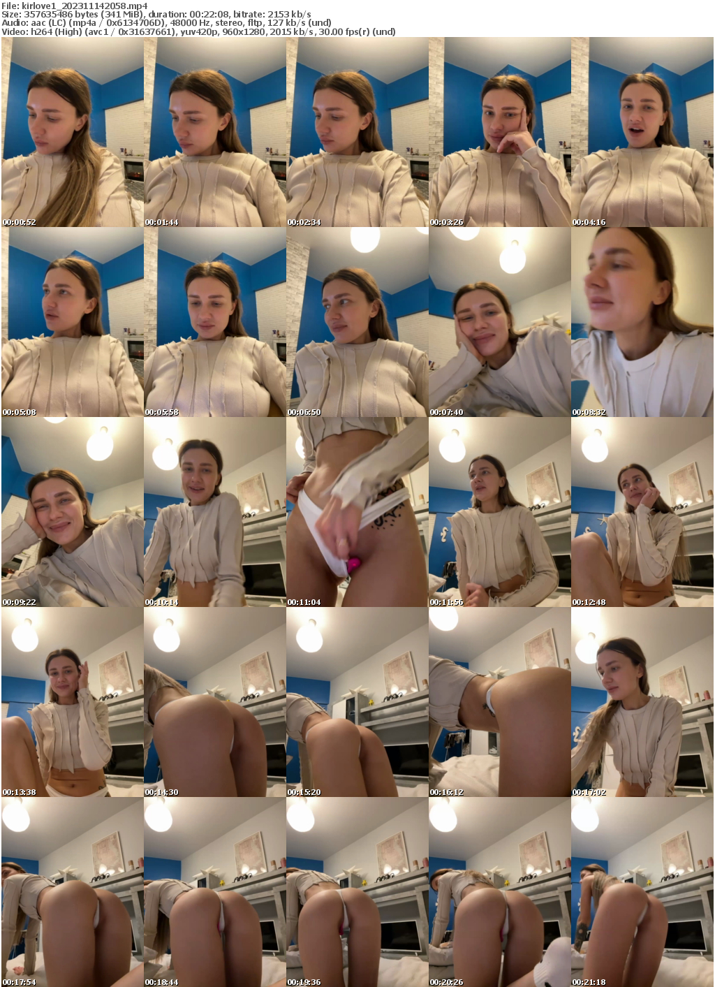 Preview thumb from kirlove1 on 2023-11-14 @ bongacams