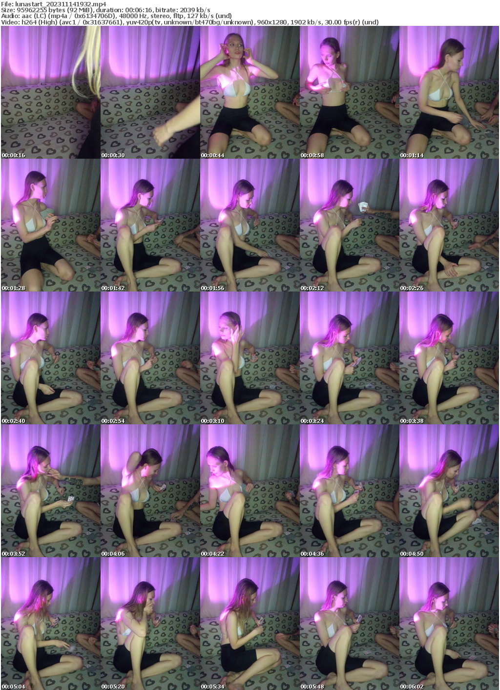 Preview thumb from lunastart on 2023-11-14 @ bongacams