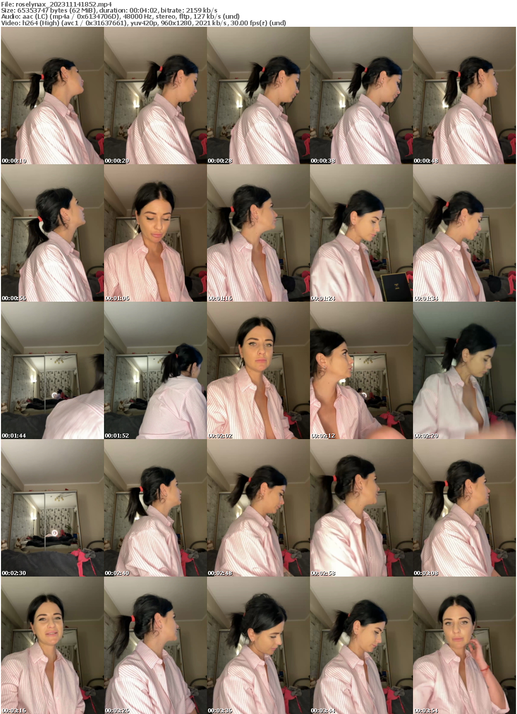 Preview thumb from roselynax on 2023-11-14 @ bongacams