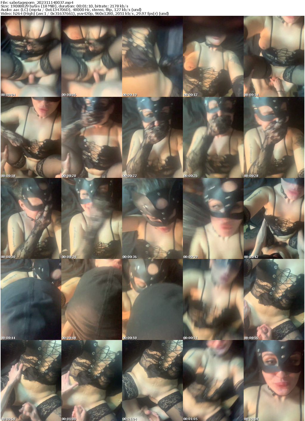 Preview thumb from sabotageporn on 2023-11-14 @ bongacams