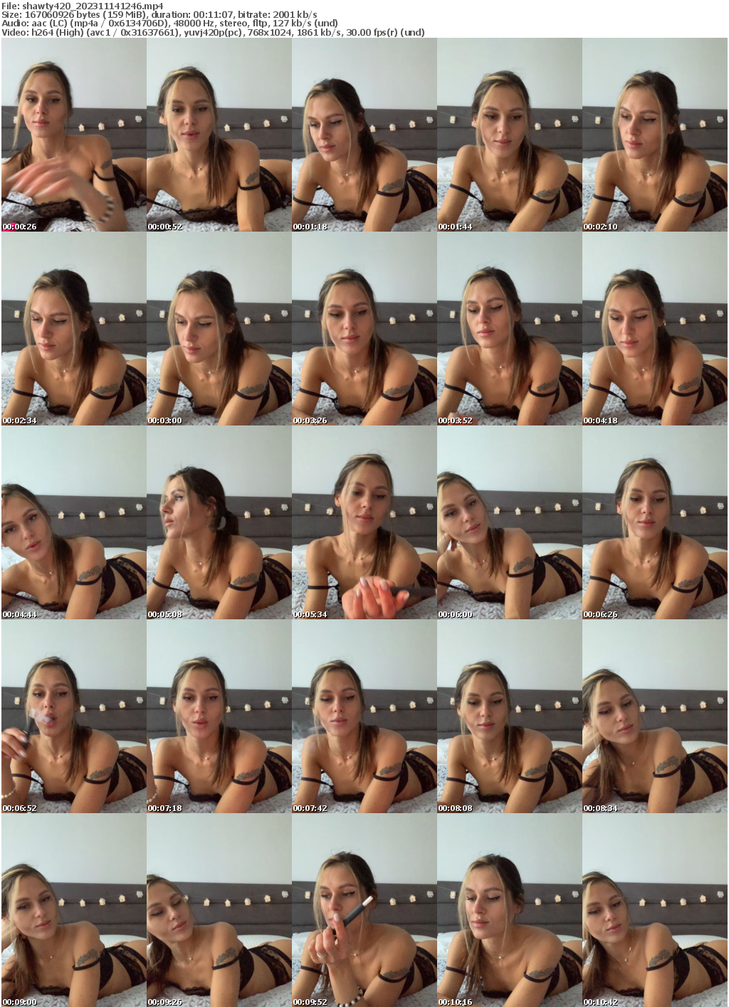 Preview thumb from shawty420 on 2023-11-14 @ bongacams