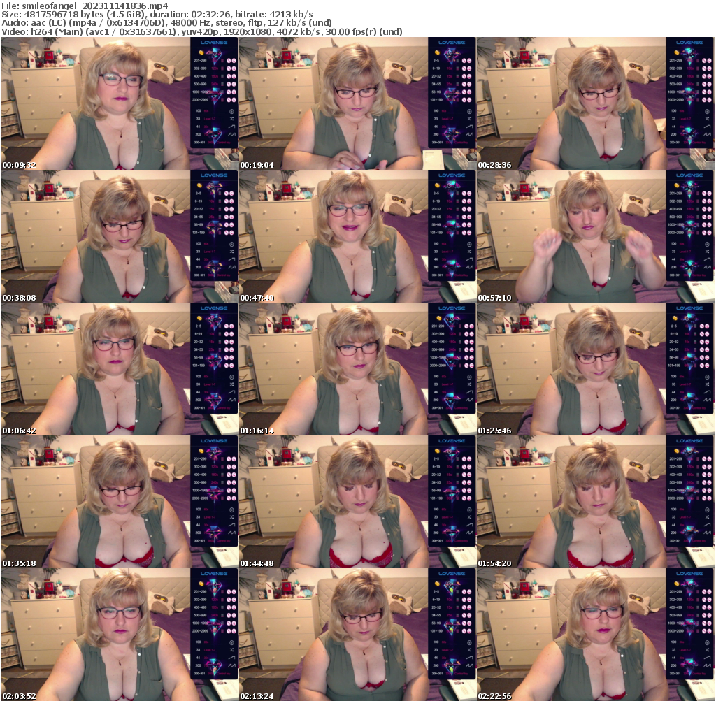 Preview thumb from smileofangel on 2023-11-14 @ bongacams