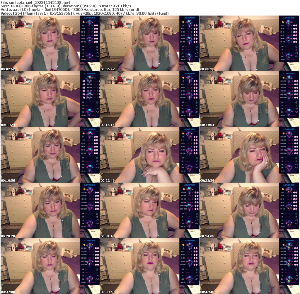 Preview thumb from smileofangel on 2023-11-14 @ bongacams