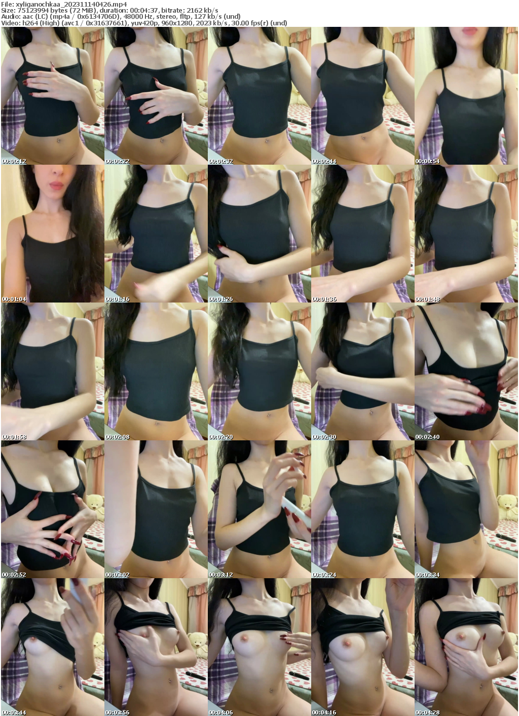 Preview thumb from xyliganochkaa on 2023-11-14 @ bongacams