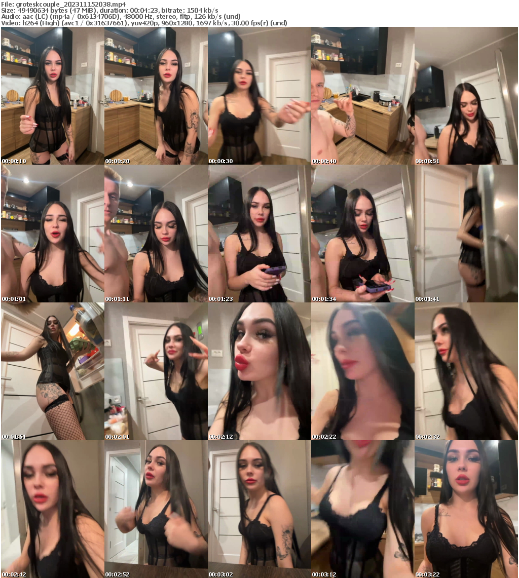 Preview thumb from groteskcouple on 2023-11-15 @ bongacams