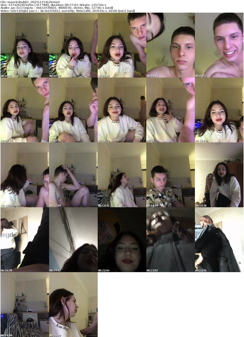 Preview thumb from maestrohub02 on 2023-11-15 @ bongacams