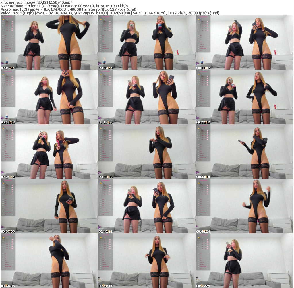 Preview thumb from melissa_meow on 2023-11-15 @ bongacams