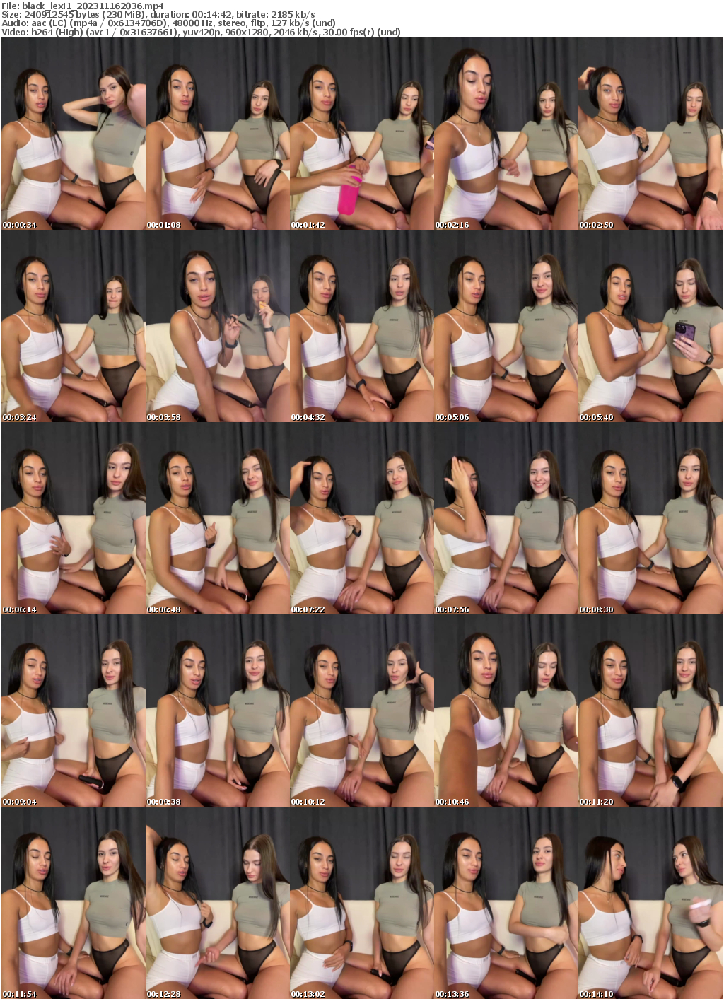 Preview thumb from black_lexi1 on 2023-11-16 @ bongacams