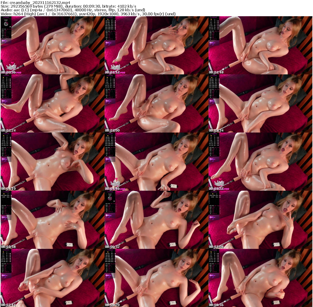 Preview thumb from creambaby on 2023-11-16 @ bongacams