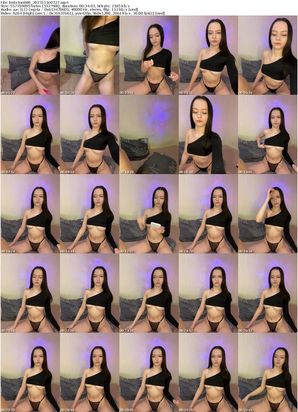 Preview thumb from krikston888 on 2023-11-16 @ bongacams