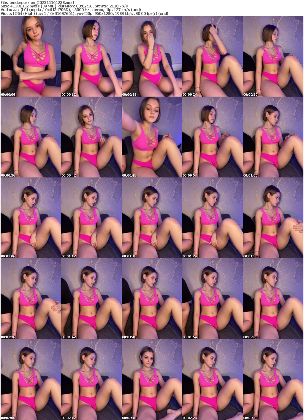 Preview thumb from tenderpassion on 2023-11-16 @ bongacams