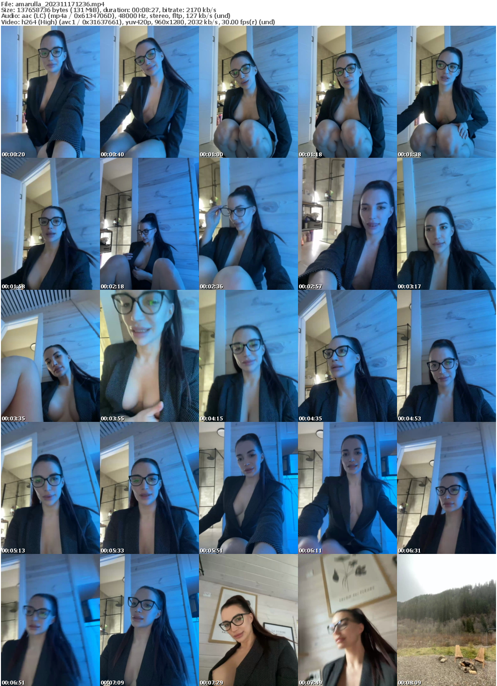 Preview thumb from amarulla on 2023-11-17 @ bongacams