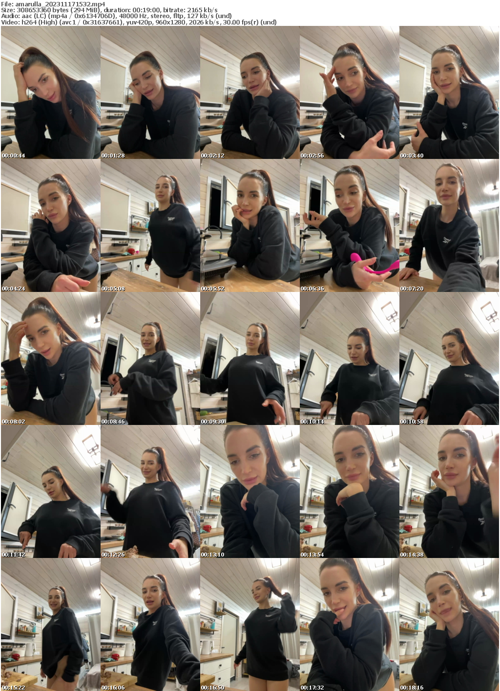 Preview thumb from amarulla on 2023-11-17 @ bongacams