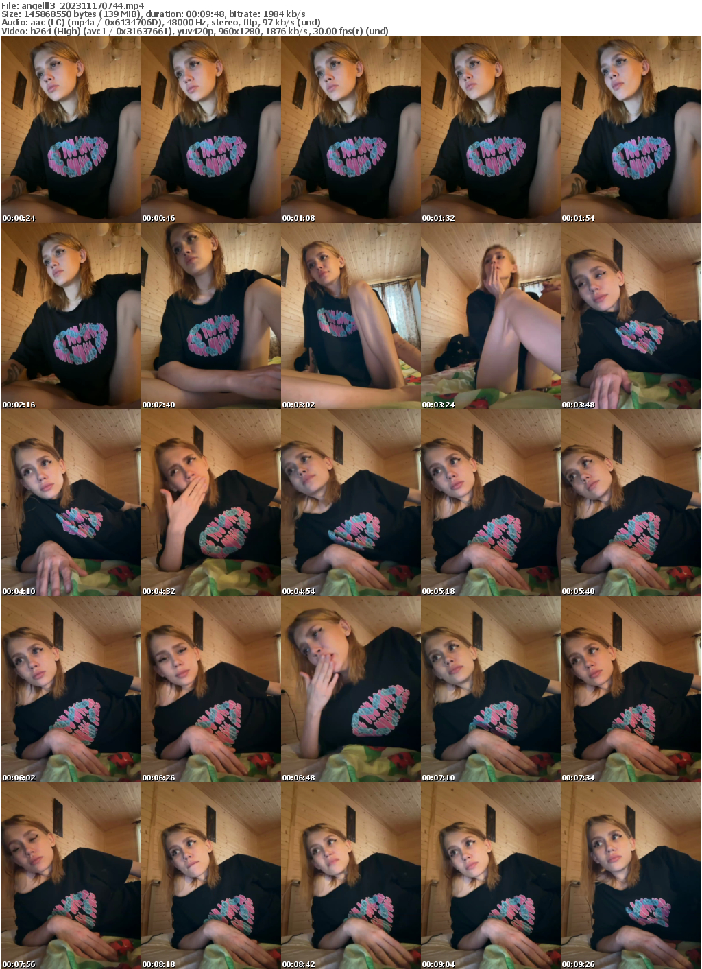 Preview thumb from angelll3 on 2023-11-17 @ bongacams