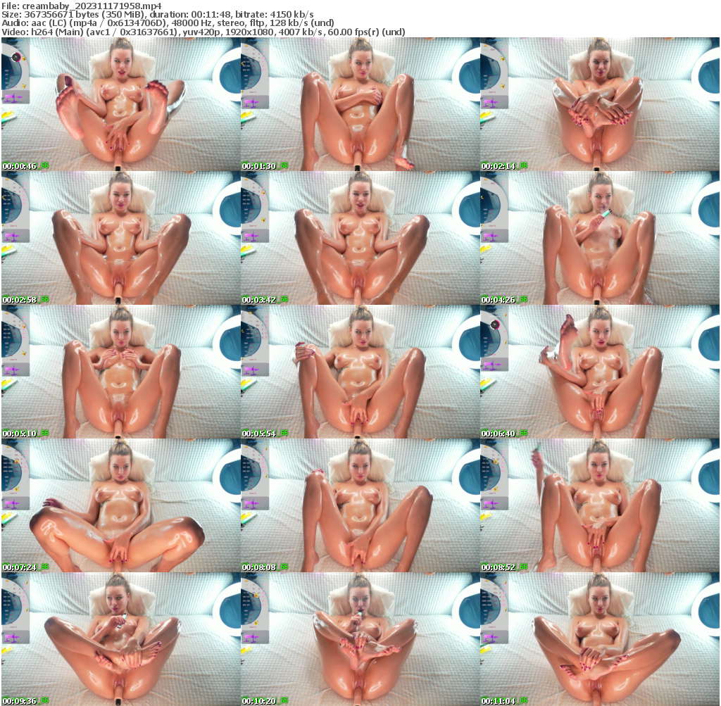 Preview thumb from creambaby on 2023-11-17 @ bongacams