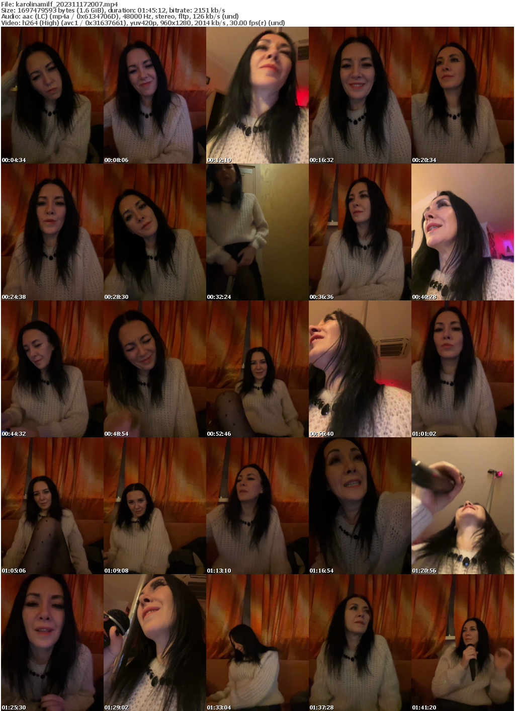 Preview thumb from karolinamilf on 2023-11-17 @ bongacams